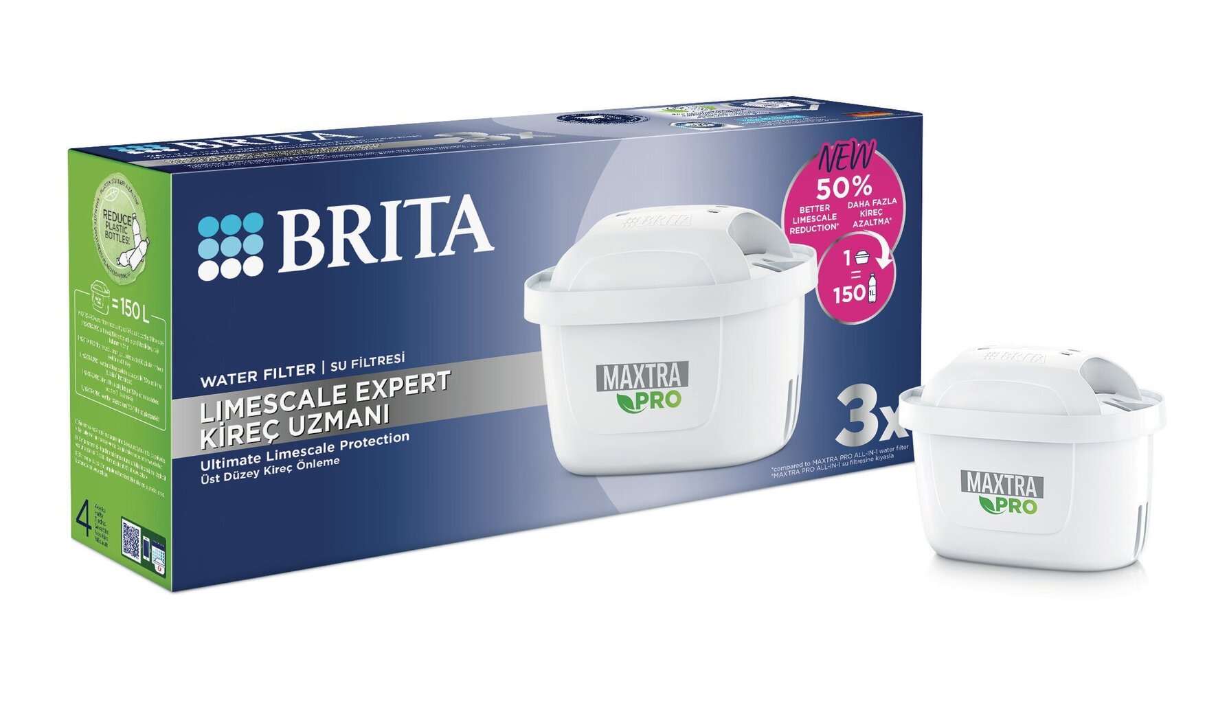 Brita MXpro Limescale Expert, 3 tk. цена и информация | Veefilterkannud ja veefiltrid | hansapost.ee