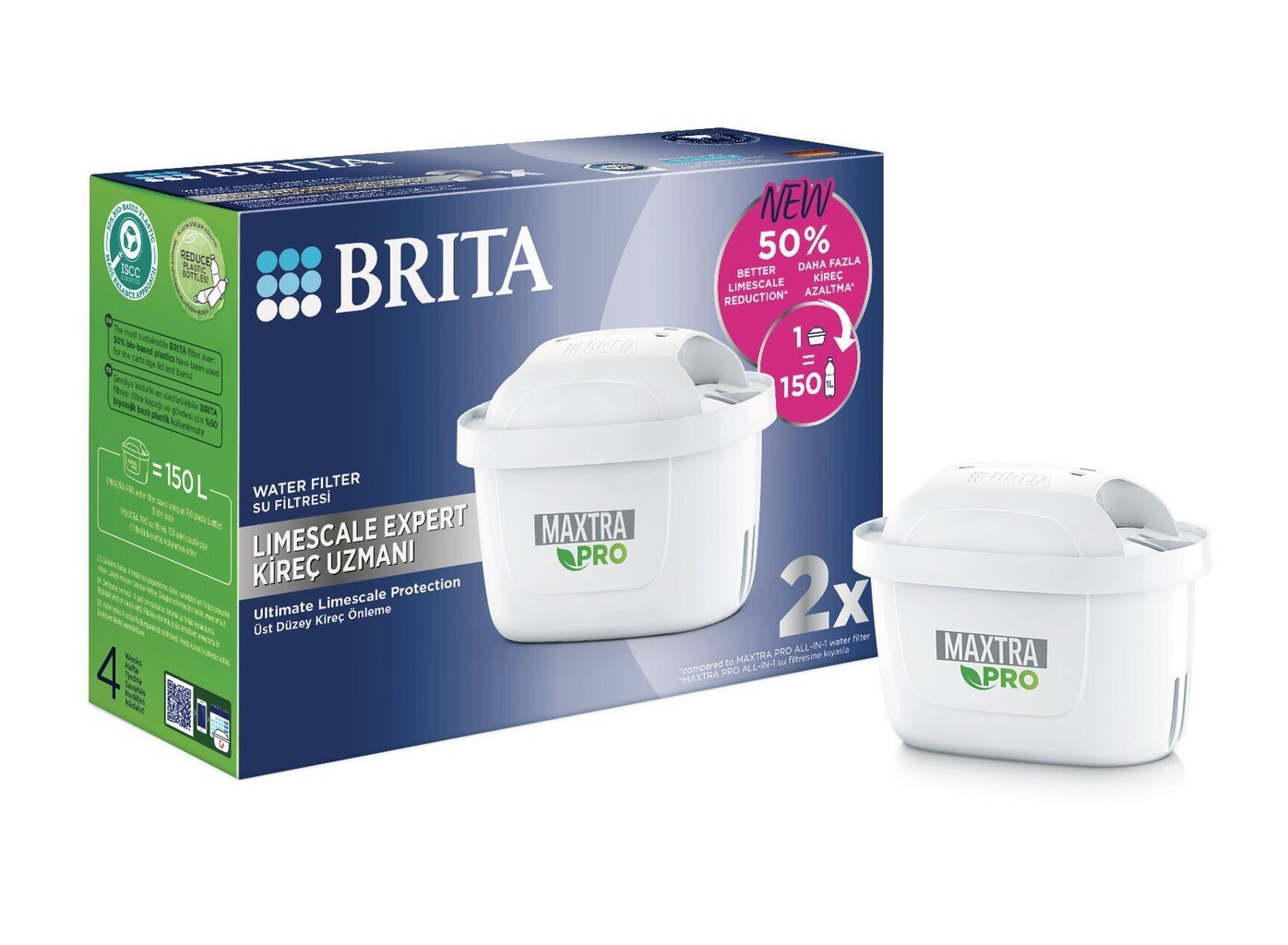 Brita MXpro Limescale Expert, 2 tk. hind ja info | Veefilterkannud ja veefiltrid | hansapost.ee