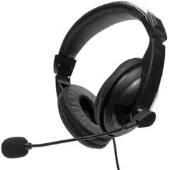 Juhtmega kõnekeskuse peakomplekt/kõrvaklapid mikrofoniga Fiesta FIS7510 (45423) цена и информация | Наушники | hansapost.ee
