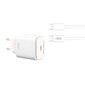 XO L90B Wall Charger, USB-C, PD 20W + QC 3.0 18W (White) цена и информация | Laadijad mobiiltelefonidele | hansapost.ee