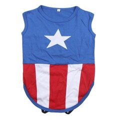 Kampsun koertele Avengers Capitan America, sinine hind ja info | Koerte riided | hansapost.ee