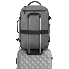 Рюкзак Manhattan, 17,3", серый, 40 л, для путешествий самолетом, прочный цена и информация | Manhattan Ноутбуки, аксессуары | hansapost.ee
