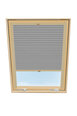 Штора плиссе на мансардное окно Velux, 114x140 см, Серая B-307000