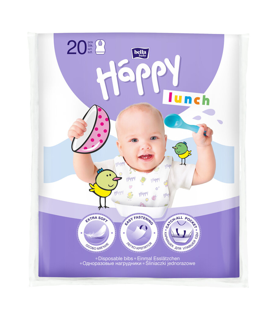 Pudipõll Happy, 20 tk цена и информация | Pudipõlled lastele | hansapost.ee