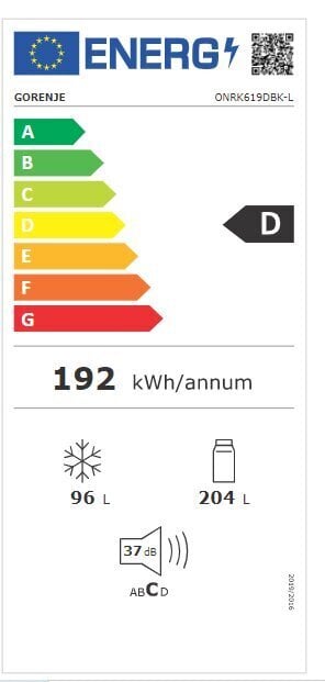 Gorenje ONRK619DBK-L hind ja info | Külmkapid-külmikud | hansapost.ee