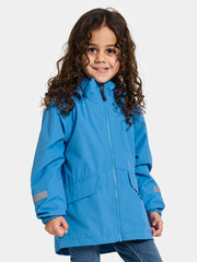 Didriksons laste kevad-sügis jope NORMA 3, sinine цена и информация | Куртки, пальто для девочек | hansapost.ee