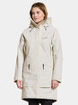 Женская весенне-осенняя куртка Didriksons ILMA 8, натуральный белый цвет