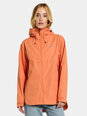 Женская куртка Didriksons весна-осень TILDE 4, оранжевый цвет