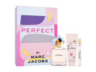 Komplekt Marc Jacobs Perfect naistele: parfüümvesi EDP, 100 ml + parfüümvesi EDP, 10 ml + kehakreem, 75 ml цена и информация | Женские духи | hansapost.ee