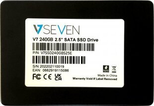 V7 V7SSD240GBS25E hind ja info | Sisemised kõvakettad | hansapost.ee