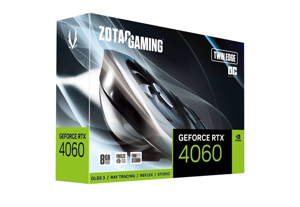 Zotac Gaming GeForce RTX 4060 Twin Edge OC (ZT-D40600H-10M) hind ja info | Videokaardid | hansapost.ee