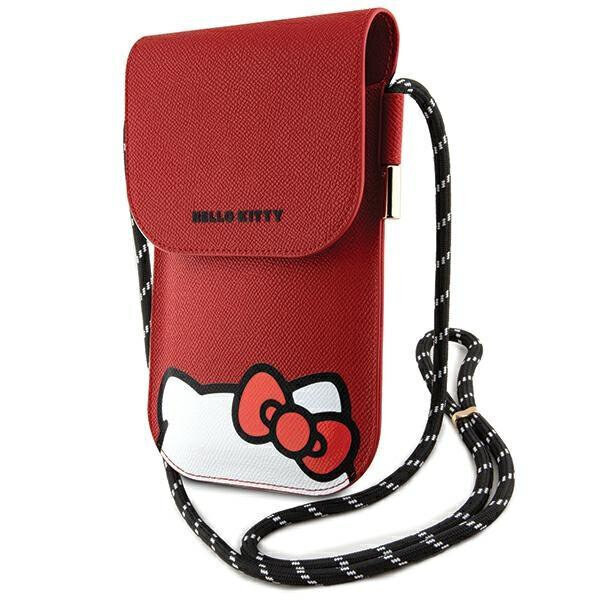 Hello Kitty Leather Hiding Kitty Cord цена и информация | Telefonide kaitsekaaned ja -ümbrised | hansapost.ee