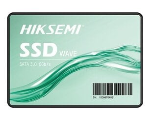 Hiksemi Wave S HS-SSD-WAVE(S)4096G hind ja info | Sisemised kõvakettad | hansapost.ee