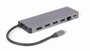 Gembird A-CM-COMBO5-05 USB-C цена и информация | Адаптеры, USB-разветвители | hansapost.ee