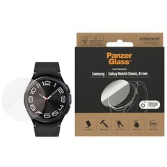 PanzerGlass Galaxy Watch6 Classic 43mm Screen Protection Antibacterial 3685 цена и информация | Аксессуары для смарт-часов и браслетов | hansapost.ee