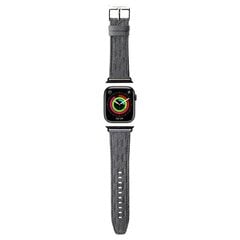 Karl Lagerfeld Pasek KLAWMSAKLHPG Apple Watch 38|40|41mm srebrny|silver strap Saffiano Monogram цена и информация | Аксессуары для смарт-часов и браслетов | hansapost.ee