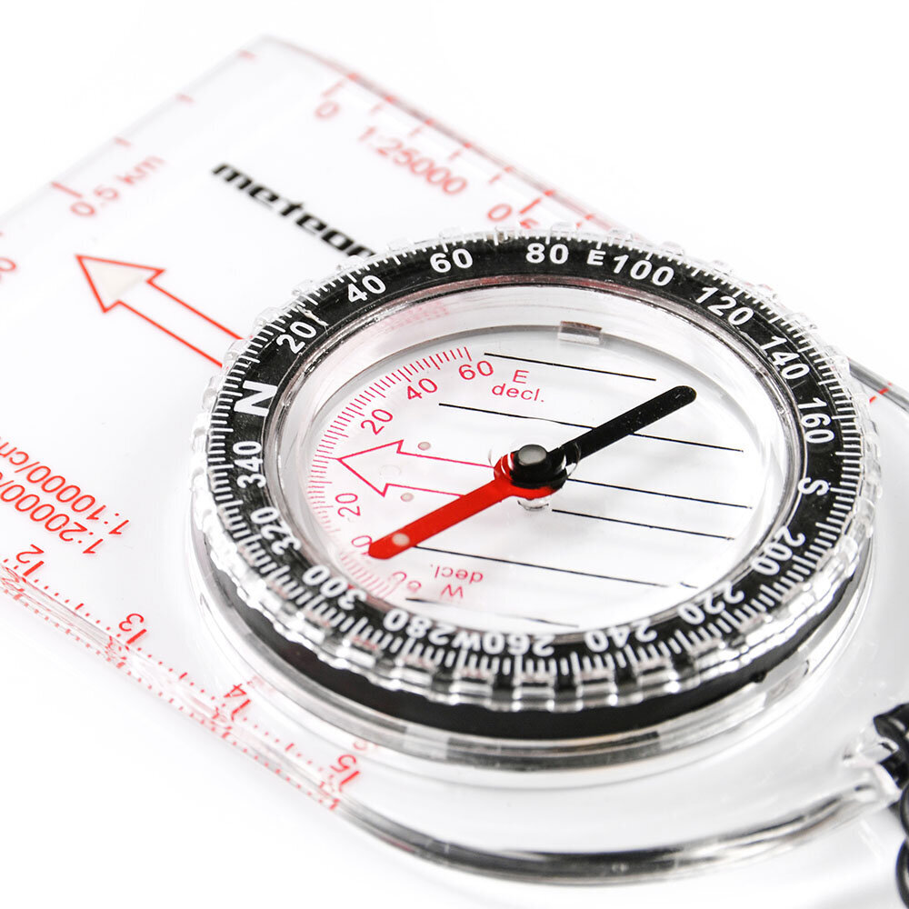Kompass-joonlaud Meteor, 35 mm цена и информация | Kompassid | hansapost.ee
