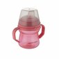 Silikoontilaga joogipudel Canpol Babies FirstCup, roosa, 6 kuud+, 150 ml цена и информация | Lutipudelid ja tarvikud | hansapost.ee