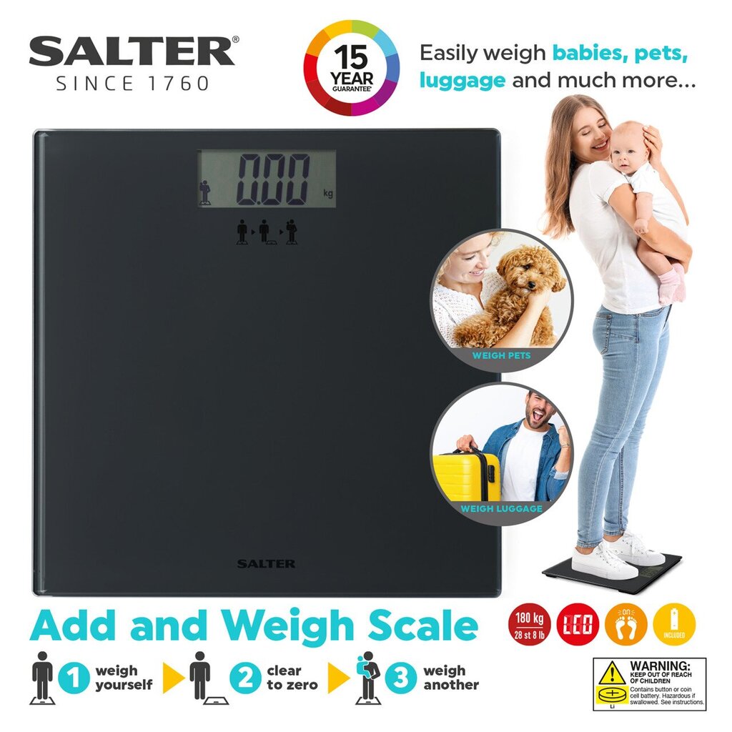 Salter SA00300 GGFEU16 цена и информация | Kaalud, vannitoakaalud ja pagasikaalud | hansapost.ee