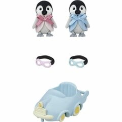 Набор фигурок Sylvanian Families Penguin Babies Ride 'n Play цена и информация | Игрушки для мальчиков | hansapost.ee