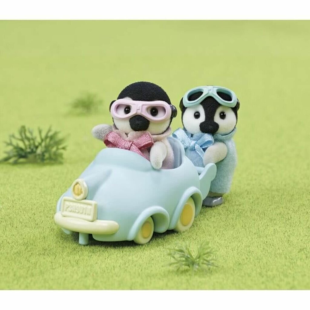 Kujude komplekt Sylvanian Families Penguin Babies Ride 'n Play hind ja info | Mänguasjad poistele | hansapost.ee