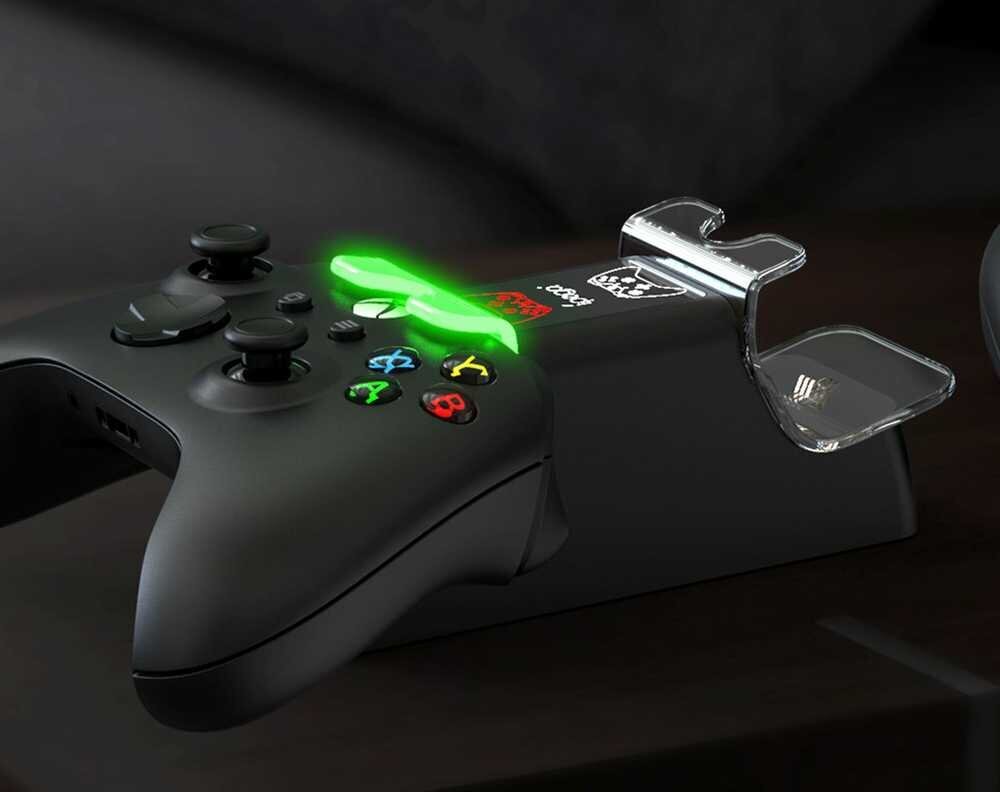Ipega XBX003 kahe mängukontrolleri laadimisjaam Xbox Series X/S mängupuldi laadimisdokk koos LED-laadimisindikaatoriga hind ja info | Mängupuldid | hansapost.ee