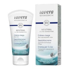 Lavera Neutral Ultra Sensitive näokreem, 50ml цена и информация | Кремы для лица | hansapost.ee