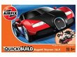 Airfix - QUICKBUILD Bugatti 16.4 Veyron black/red, 6020 цена и информация | Klotsid ja konstruktorid | hansapost.ee