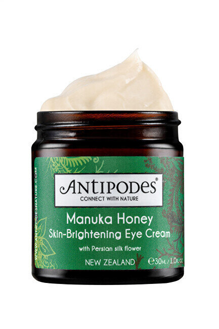 Antipodes Brightening Eye Cream manuka meega, 30 ml hind ja info | Silmakreemid ja seerumid | hansapost.ee