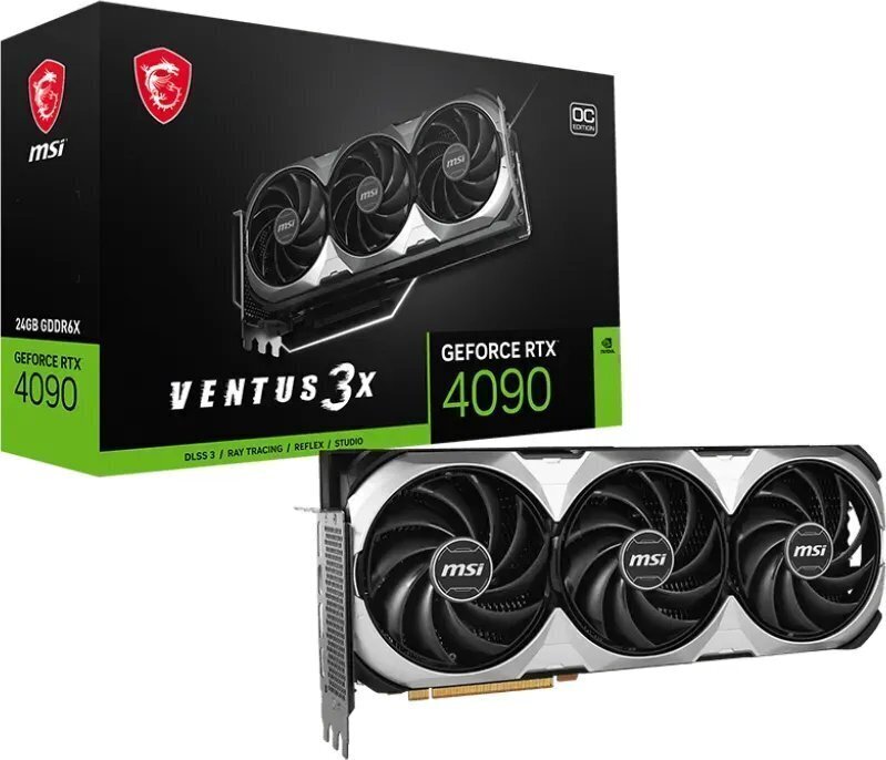 MSI GeForce RTX 4090 Ventus 3X E 24G OC цена и информация | Videokaardid | hansapost.ee