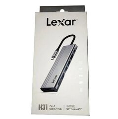 Lexar Hub 7-in-1 LPAH31N-RNHNG hind ja info | USB adapterid ja jagajad | hansapost.ee