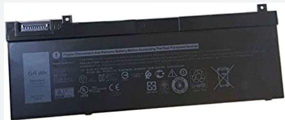 Dell 64WHR hind ja info | Sülearvuti akud | hansapost.ee