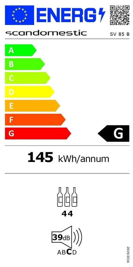 Scandomestic SV85B цена и информация | Külmkapid-külmikud | hansapost.ee