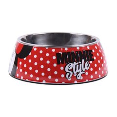 Кормушка для собак Minnie Mouse Красный меламин 180 ml Чёрный Металл цена и информация | Миски, ящики для корма | hansapost.ee