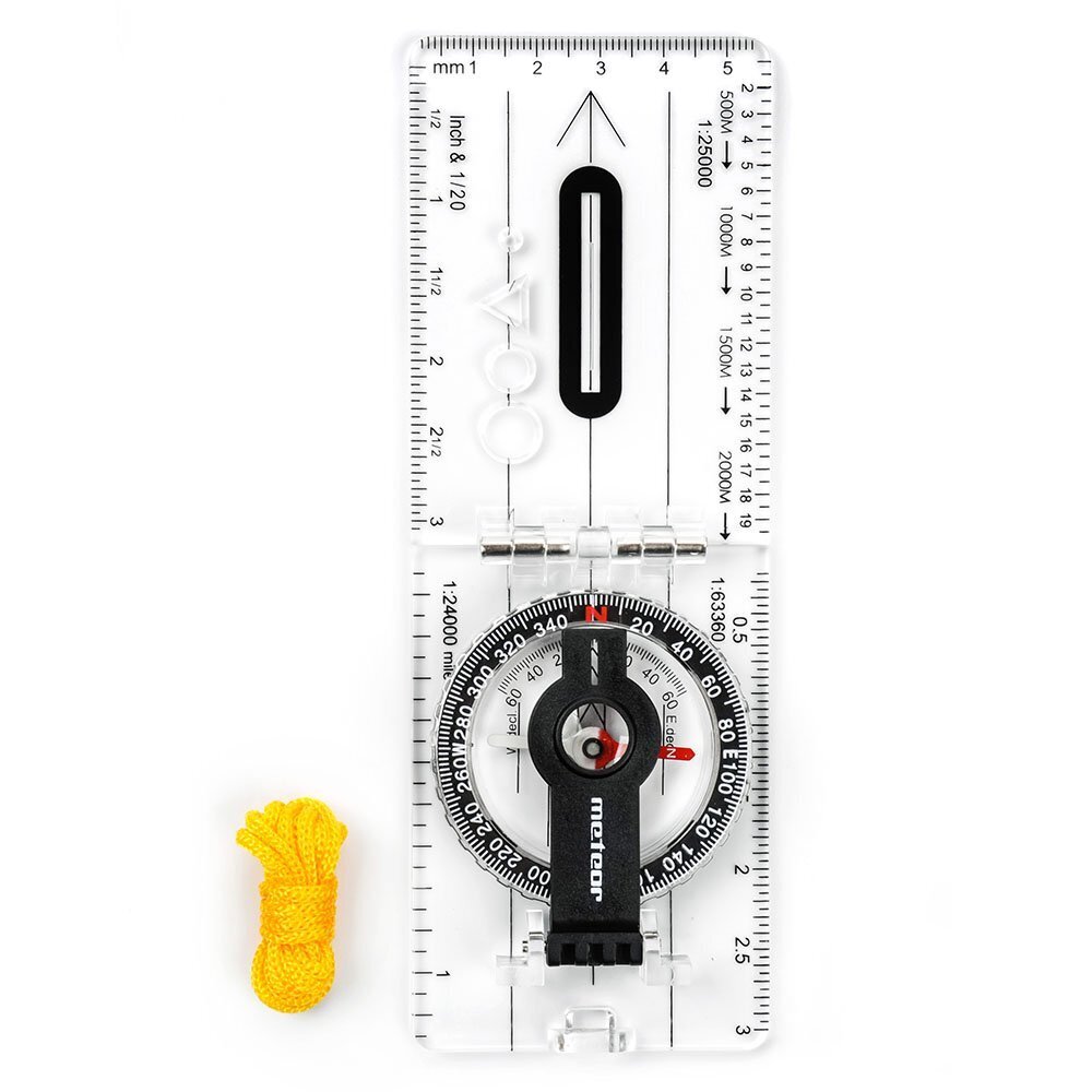 Kompass - joonlaud Meteor, 38 mm цена и информация | Kompassid | hansapost.ee
