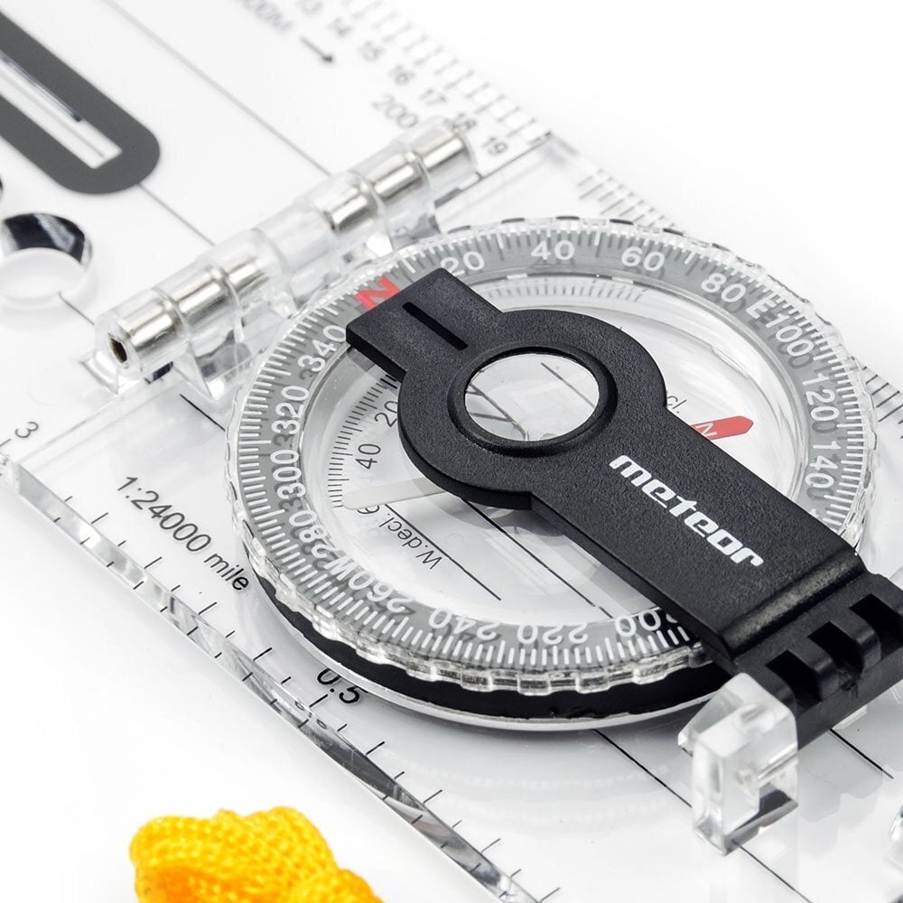 Kompass - joonlaud Meteor, 38 mm цена и информация | Kompassid | hansapost.ee