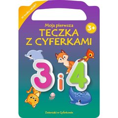 животные в циферкуве - цифры 3 и 4 цена и информация | Книжки - раскраски | hansapost.ee