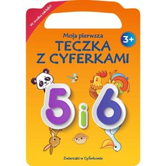 животные с циферками - цифры 5 и 6 цена и информация | Книжки - раскраски | hansapost.ee