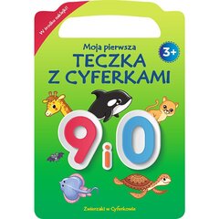 животные с циферками - цифры 9 и 0 цена и информация | Книжки - раскраски | hansapost.ee