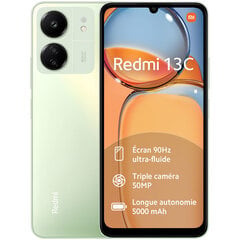 Xiaomi Redmi 13C 8/256 ГБ Clover Green цена и информация | Мобильные телефоны | hansapost.ee