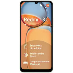 Xiaomi Redmi 13C 8/256GB Clover Green hind ja info | Telefonid | hansapost.ee