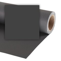 Colorama бумажный фон 1,35x11м, черный (0568) цена и информация | Осветительное оборудование для фотосъемок | hansapost.ee