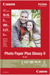 Canon  PP-201 10x15 Glossy II 275  5 цена и информация | Канцелярские товары | hansapost.ee