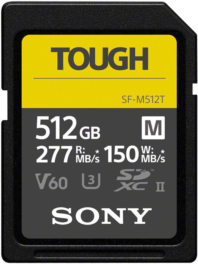 Sony Sdxc 512GB M Tough UHS-II U3 ​​V60 цена и информация | Fotoaparaatide mälukaardid | hansapost.ee