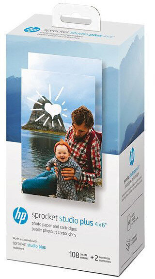 HP Sprocket Studio Plus 4x6" 108 lehte ja tint цена и информация | Printeritarvikud | hansapost.ee