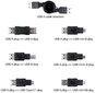 Vivanco adapterite komplekt USB 6tk (45259) цена и информация | USB adapterid ja jagajad | hansapost.ee