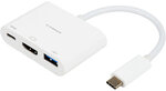 Vivanco адаптер USB-C - HDMI 3в1 (45385)