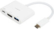 Vivanco adapter USB-C – HDMI 3in1 (45385) цена и информация | USB adapterid ja jagajad | hansapost.ee