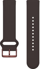 Polar ремешок для часов 20 мм S-L T, коричневый силикон цена и информация | Аксессуары для смарт-часов и браслетов | hansapost.ee