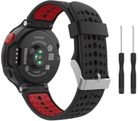 Tech-Protect kellarihm Smooth Garmin Forerunner 220/230/235/630/735XT, must/punane hind ja info | Nutikellade aksessuaarid ja tarvikud | hansapost.ee